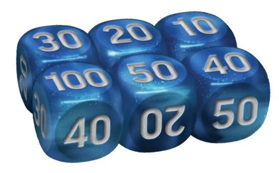 Mega Charizard X Damage-Counter Dice (6 Count)