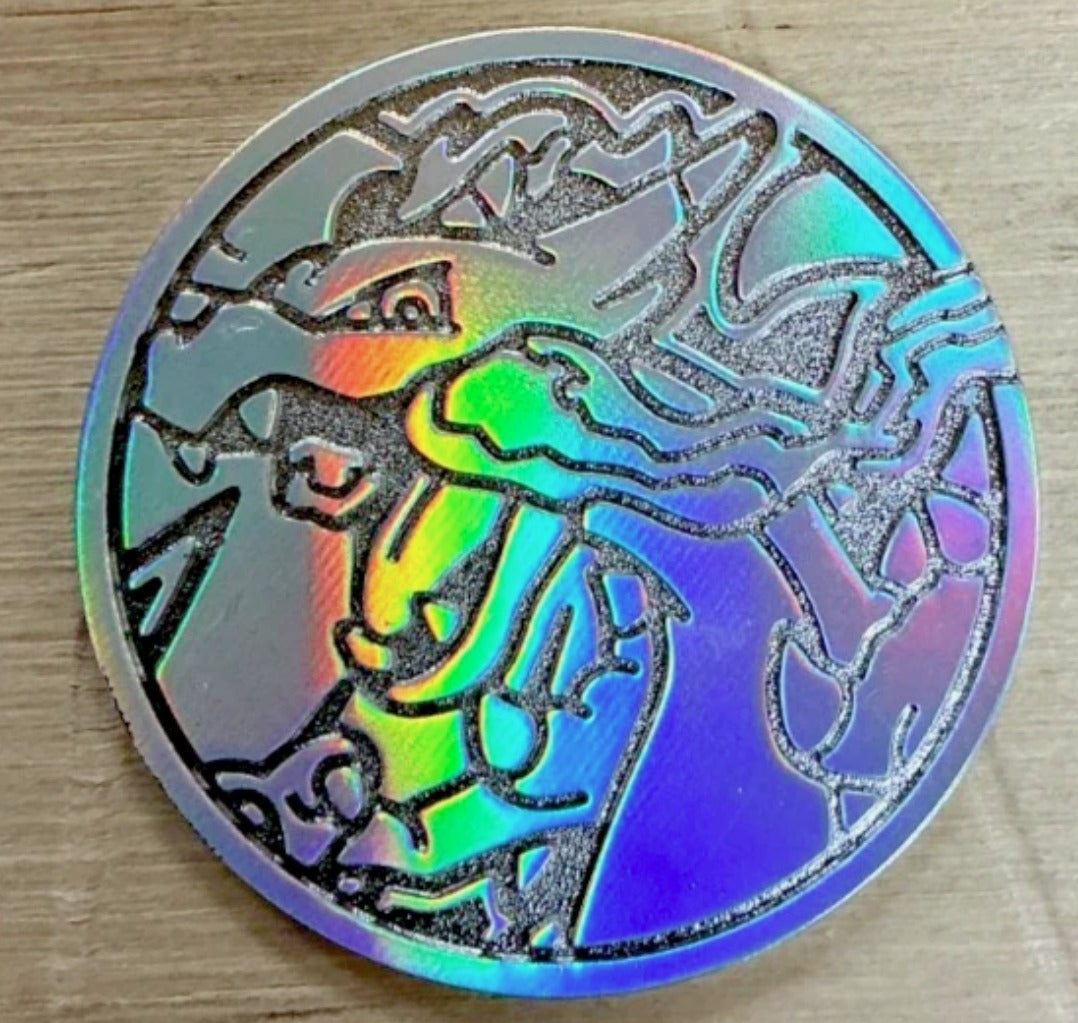 Mega Charizard X Metal Coin